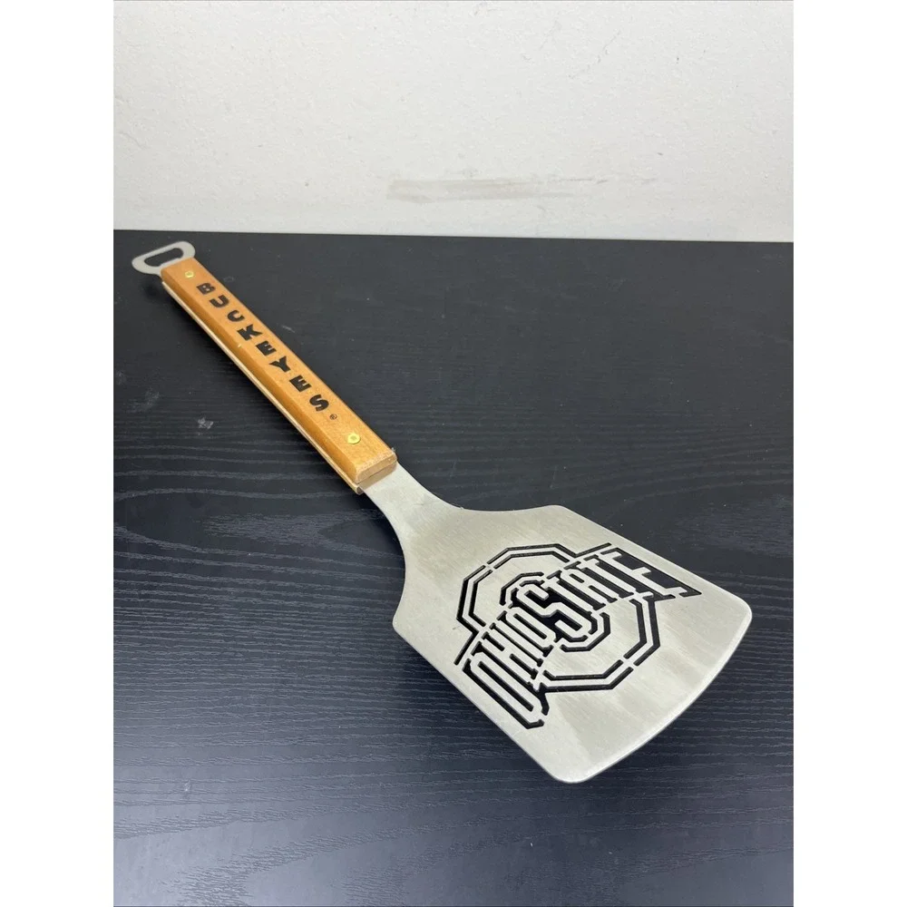 Ohio State Buckeyes Sportula Grill Spatula Bottle Opener Tailgate BBQ Fan